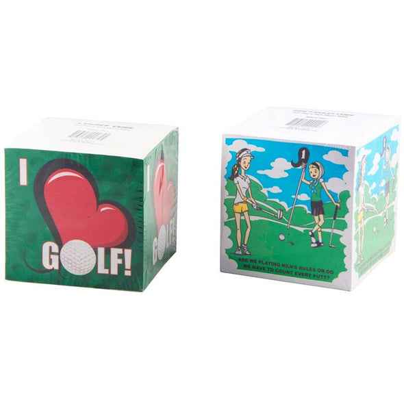 Golf Note Cubes